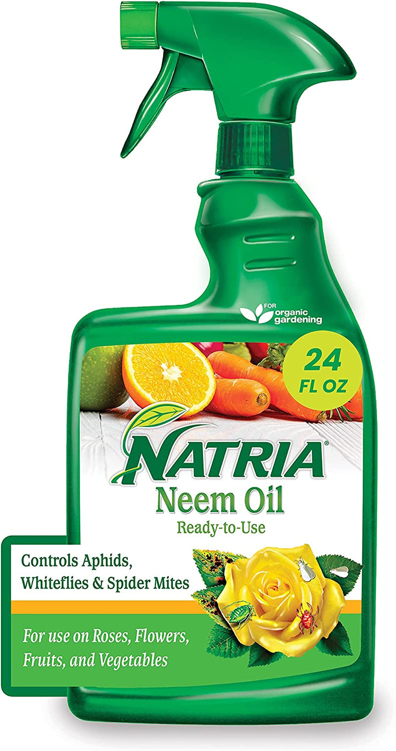 706250A Neem Oil Spray for Plants Pest Organic Disease Control, for Insects, 24-Ounce, Ready-To-Use