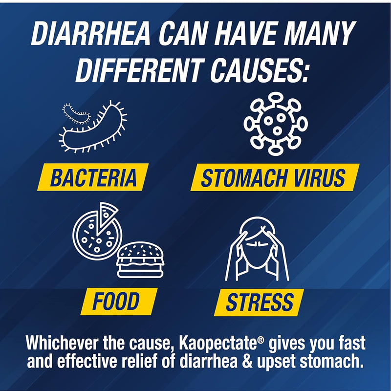 Multi-Symptom Relief for Diarrhea Upset Stomach in Vanilla, 11 Fl Oz (Pack of 1)