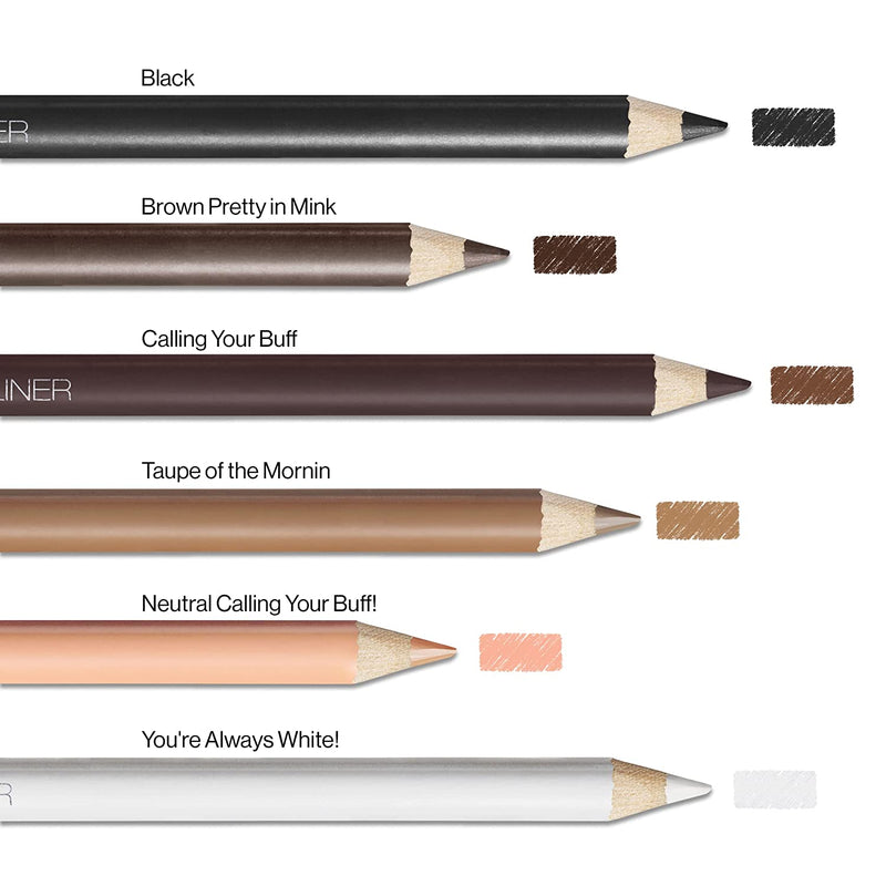 Color Icon Kohl Eyeliner Pencil - Rich Hyper-Pigmented Color, Smooth Creamy Application, Long-Wearing Matte Finish Versatility, Cruelty-Free & Vegan - Simma Brown Now!