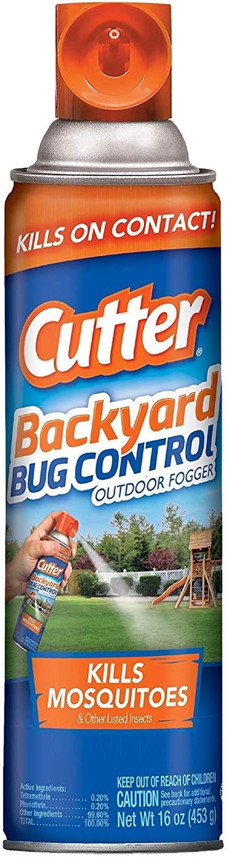 Cutter Backyard Bug Control - Outdoor Fogger - Kills Mosquitoes - 16 OZ (453 G) per Can - Pack of 2 Cans