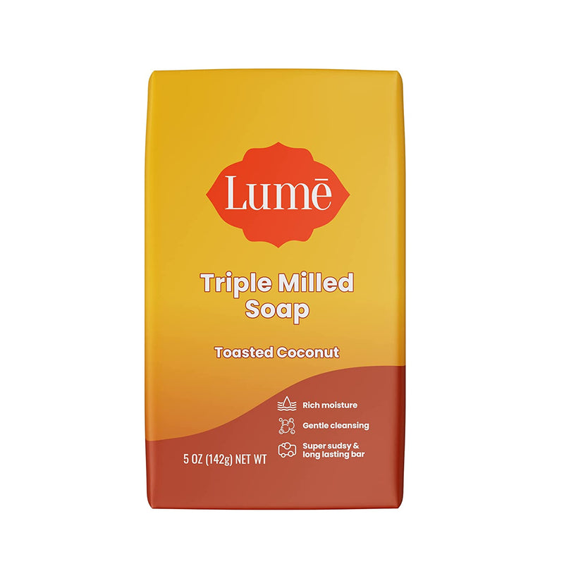 Triple Milled Soap - Rich Moisture & Gentle Cleansing - Paraben Free, Phthalate Free, Skin Safe - 5 Ounce (Toasted Coconut)