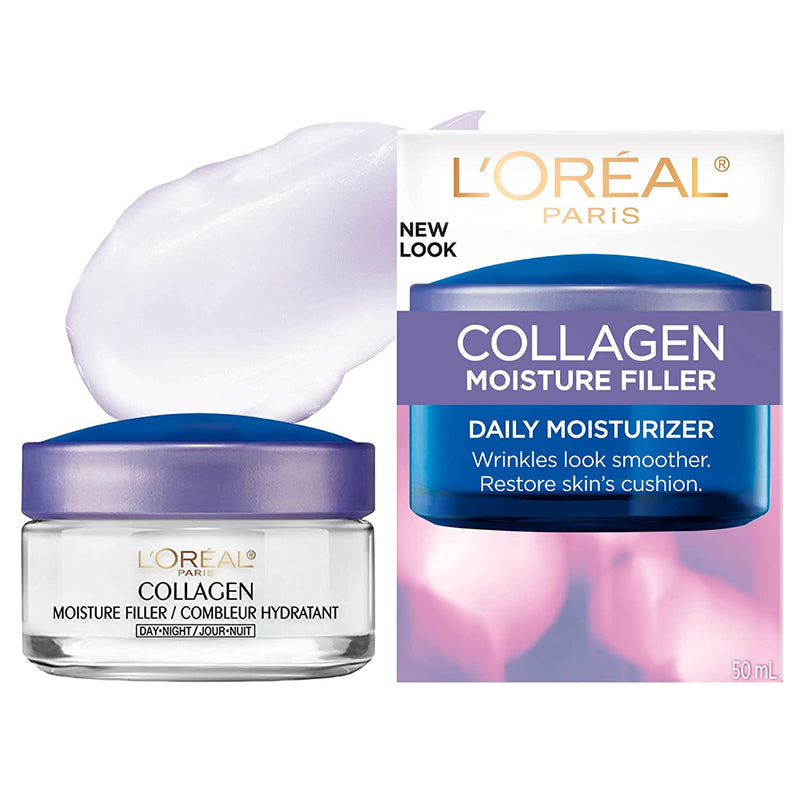 L’Oréal Paris Collagen Daily Face Moisturizer, Reduce Wrinkles, Face Cream 1.7 Oz