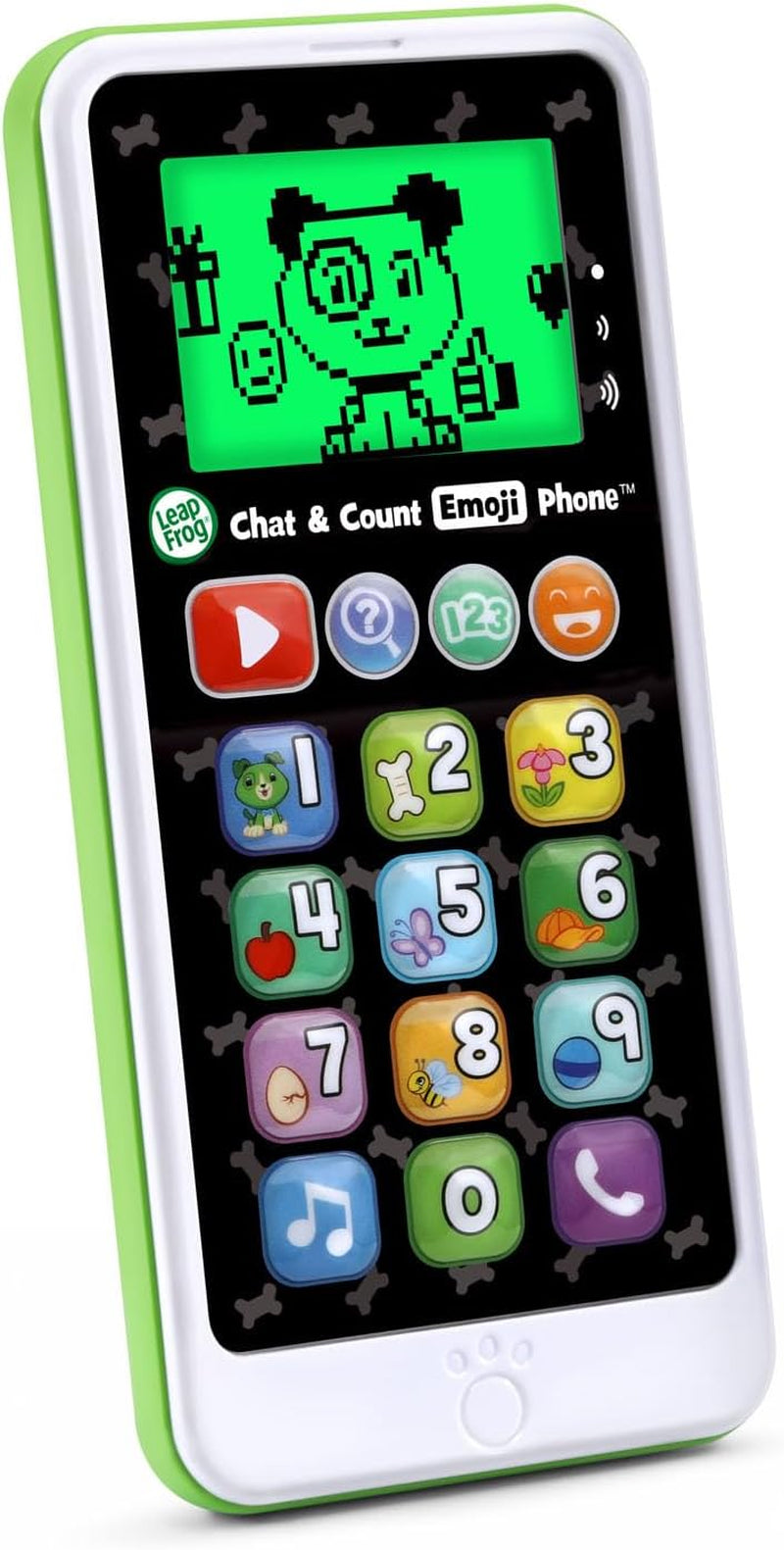 Chat and Count Emoji Phone, Green Small