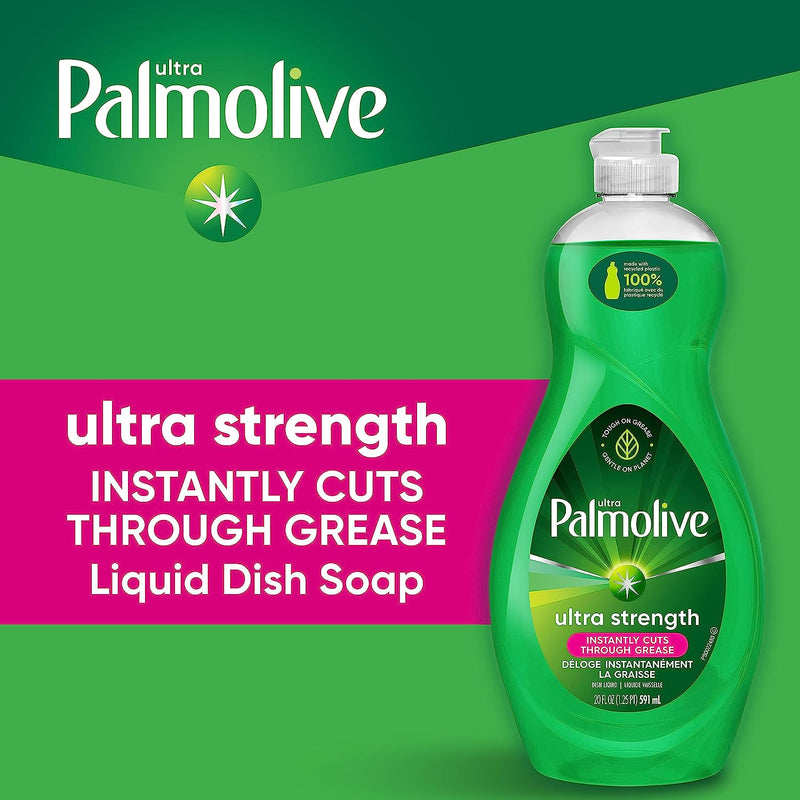 Ultra Strength Liquid Dish Soap, Original Green, 20 Fluid Ounce(Packaging May Vary)