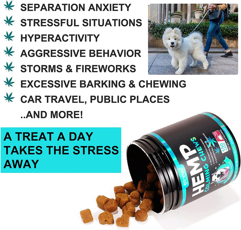 Calming Chews for Dogs,Quiet Moments Dog Calming Treats,Help Promote Relaxation,Dogs Anxiety Stress Relief-Barking,Separation,Thunder,Travel Issues,Duck Flavor,11.6 Oz (330G),150 Count