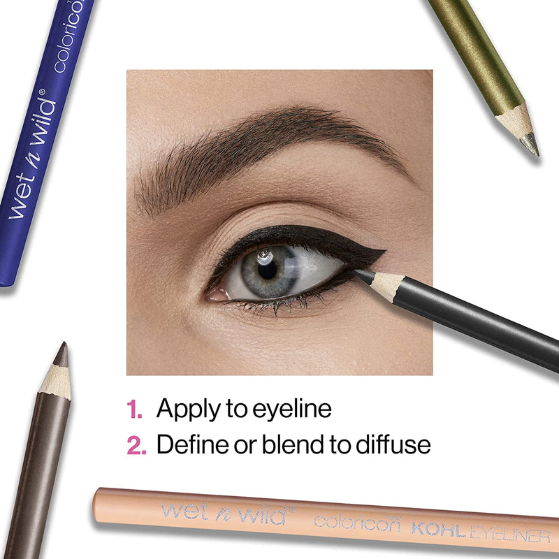 Color Icon Kohl Eyeliner Pencil - Rich Hyper-Pigmented Color, Smooth Creamy Application, Long-Wearing Matte Finish Versatility, Cruelty-Free & Vegan - Simma Brown Now!