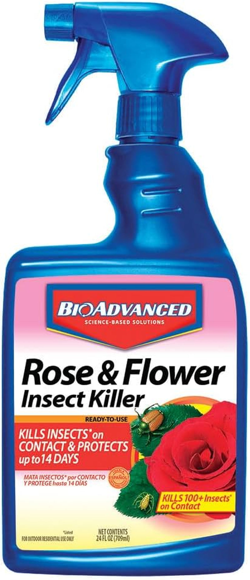 Rose and Flower Insect Killer, Ready-To-Use, 24 Oz